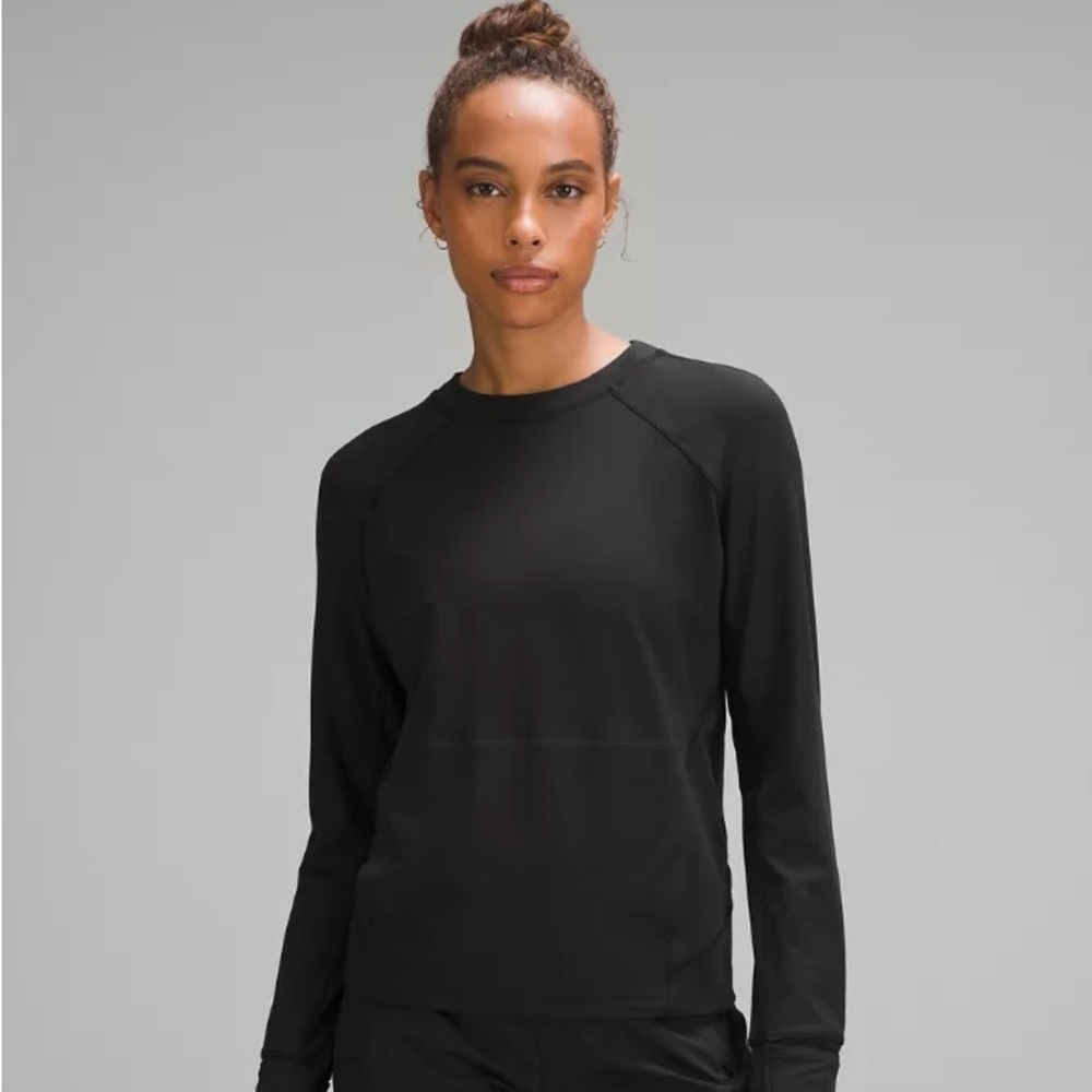 lululemon athletica Black Long-Sleeve Crew Sweatshirt